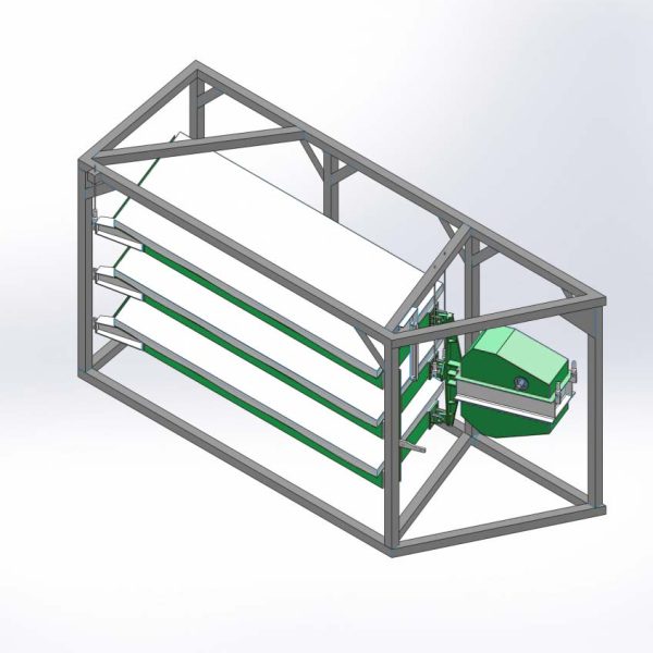 میز لرزان سه طبقه | شرکت قطعه سازان پرگاس